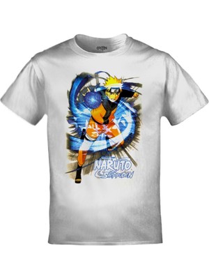 Tarz Sokak  Beyaz Naruto Shippuden Baskılı