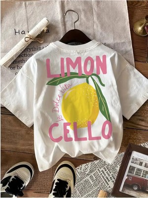 Tarzsokak Limon Cello Baskılı  Oversize