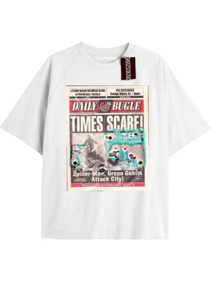 Tarz Sokak Spider-Man Gazete Baskı Model No Way Home Tshirt