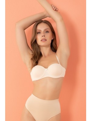 Dolgusuz Içi Boş Straplez Sütyen