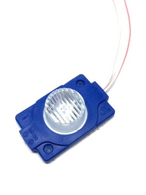 Power LED Modül Mercekli Tekli LED 1.5W 12 Volt Mavi