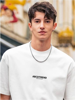 Tarzsokak Erkek Oversize Yazılı Baskılı Kısa Kollu Oversize Pinterest