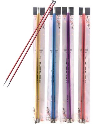 Dervis'İN Metalize Çift Renk Şiş 35 cm 4,5 Numara (Renk Stoğa Göre)