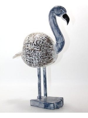 Ahşap Flamingo Figürü