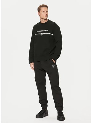 Armani Exchange Slim Fit Siyah Erkek Eşofman Altı Xm000230 Af10818 Ub001 Eşofman Altı