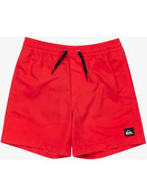 Quiksilver Kırmızı Erkek Çocuk Şort Mayo EQBJV03517-EVERYDAY Solıd Volley Yt