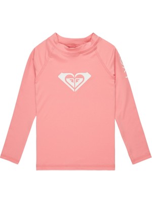 Roxy Whole Hearted Ls Kız Çocuk Pembe Lycra