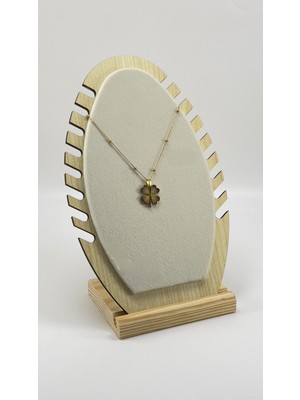 Dekoratif Ahşap Takı Organizer Stand Kolye Bileklik Küpe Aksesuar Düzenleyici