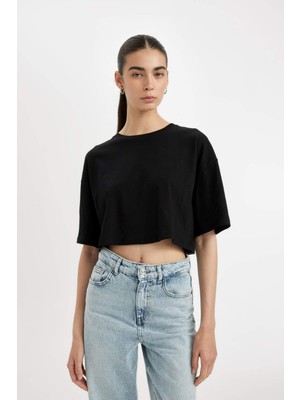 DeFacto Coool Oversize Fit 2'li Basic Kısa Kollu Tişört D2407AXNS