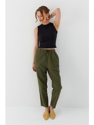 Keten Pantolon Hakı