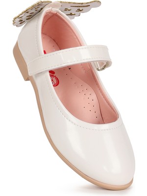  Friga Kelebek Cırtlı Kız Çocuk Babet Ayakkabı