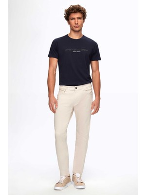 D'S Damat Ds Damat Slim Fit Taş Gabardin Denim Pantolon 4HCC3T404003M