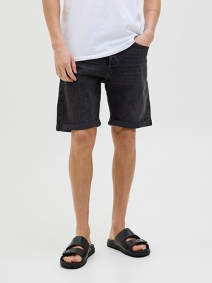 Jack & Jones Erkek Şort Regular Fit Siyah Rick Original Model Hafif Kumaş ile Günlük Kullanım 12269612