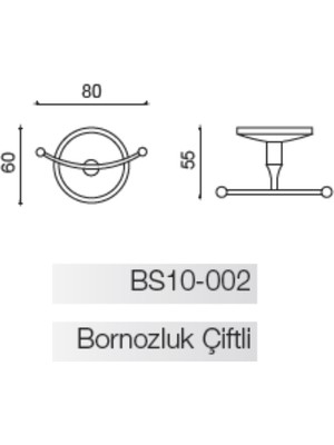 Bella Serisi Çiftli Bornozluk