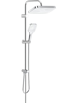 Krom Beyaz, Patlamaz Hortumlu Yeni Tasarım Duş Seti Valtemo VS-2913