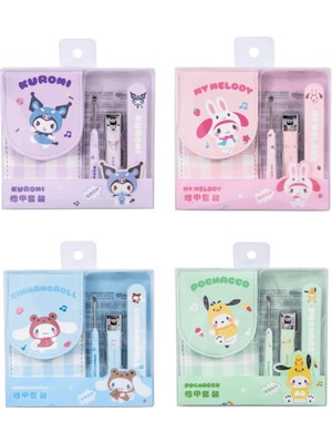 Miniso Sanrio Lisanslı Çantalı Manikür Seti