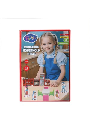 ONY-407 Ahşap Minyatür Ev Eşyaları -Onyıl Oyuncak
