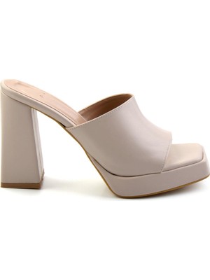 Bambi Bej  Kadın Terlik K04527030209