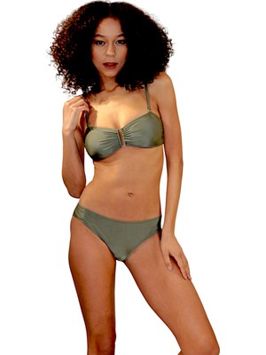 Shra Mayo Straplez Bikini Takımı