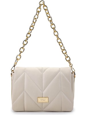 Tamer Tanca Kadın Bej Omuz Çanta 147 1024 Bn Cnt Y25 Bej Dr