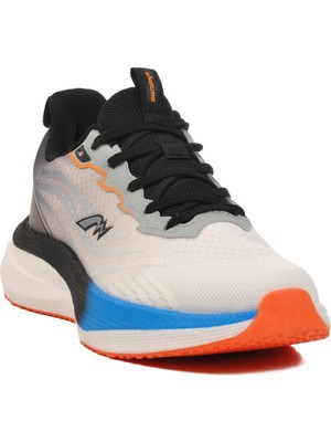 Beyaz-Gri Fileli Erkek Spor Ayakkabı M-5251 M