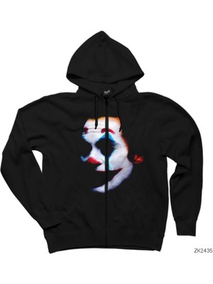 Joker The Future Siyah Fermuarlı Kapşonlu Sweatshirt
