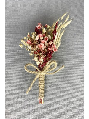 Hayalperest Boncuk Pudra Cipsolu Damat Yaka Çiçeği