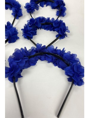 Hayalperest Boncuk Lazer Çiçekli 6 Adet Nedime Tacı ve Hediyelik Çocuk Tacı 6 Adet