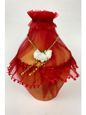 Hayalperest Boncuk Süslü Kına Testisi