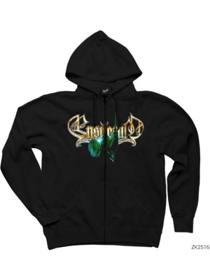 Ensiferum Soldier Siyah Fermuarlı Kapşonlu Sweatshirt