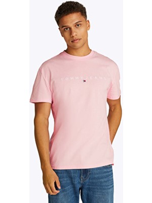 Tommy Hilfiger Tjm Reg Lınear Logo Tee Ext