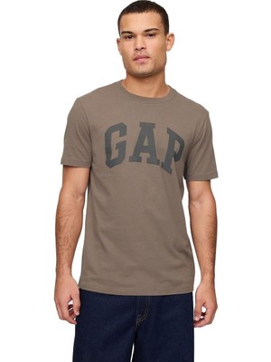 Gap 856659023 V-Everyday Soft Basic Logo T Erkek Tişört