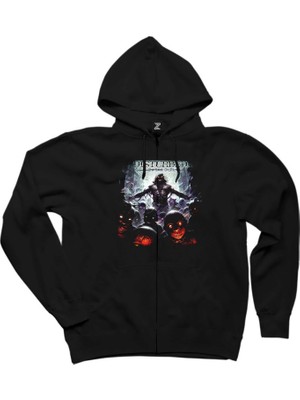 Disturbed The Lost Children Siyah Fermuarlı Kapşonlu Sweatshirt