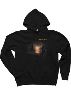 Moonspell Hermitage Siyah Fermuarlı Kapşonlu Sweatshirt