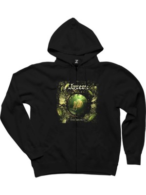 Ayreon The Source Siyah Fermuarlı Kapşonlu Sweatshirt