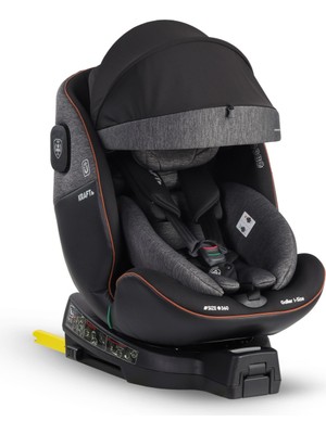 Kraft Galler 0-36 kg (40-150 cm)Oto Koltuğu Gri 5 Noktalı Emniyet Kemeri ve Isofix Özelliği ile Güvenli Taşıma