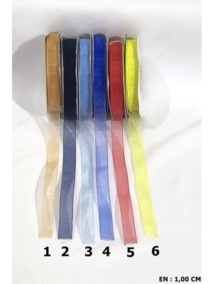 Hayalperest Boncuk Organze Kurdela 1 cm