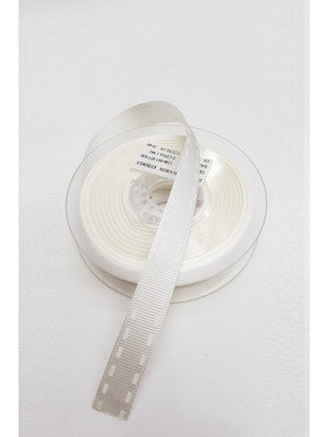 Hayalperest Boncuk Beyaz Grogren Kurdele Bebek Temalı 1,5 cm