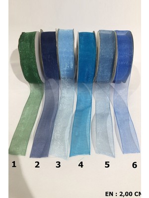 Hayalperest Boncuk Organze Kurdela 2 cm