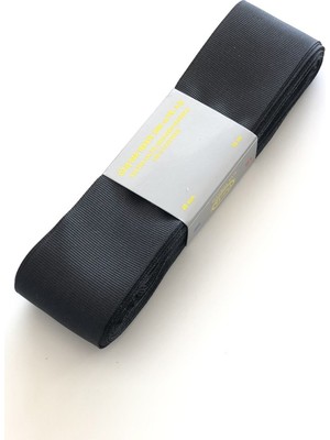 Hayalperest Boncuk Siyah Grogren Kurdele 4 cm 10 mt