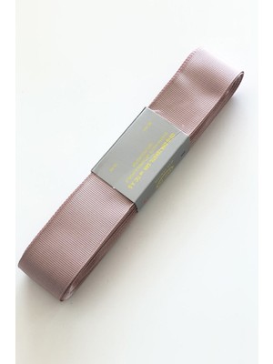 Hayalperest Boncuk Koyu Pudra Grogren Kurdele 3 cm 10 mt