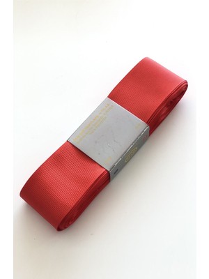 Hayalperest Boncuk Kırmızı Grogren Kurdele 4 cm 10 mt