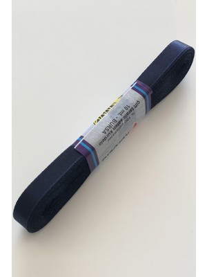 Hayalperest Boncuk Lacivert Rengi Saten Kurdele 1 cm