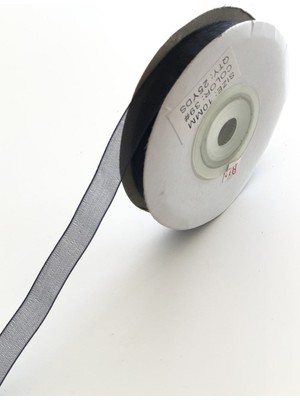 Siyah Organze Kurdela 1 cm