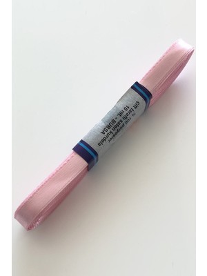 Hayalperest Boncuk Bebe Pembe Renk Saten Kurdele 1 cm