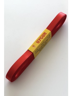 Hayalperest Boncuk Kırmızı Saten Kurdele 1 cm