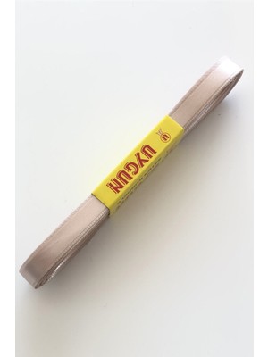 Hayalperest Boncuk Pudra Renk Saten Kurdele 1 cm