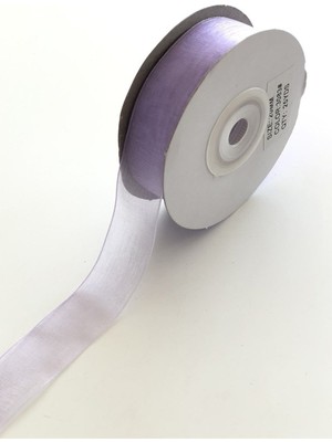 Hayalperest Boncuk Lila Organze Kurdele 2 cm