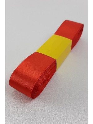 Hayalperest Boncuk Kırmızı Saten Kurdele 3 cm