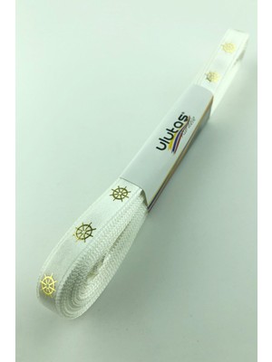 Ulutaş Gold Dümen Varak Baskılı Saten Kurdele 1 cm